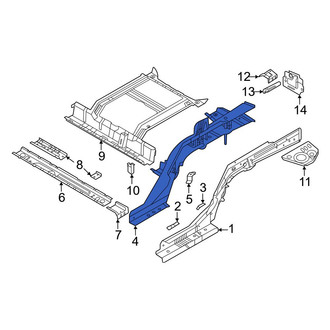 Kia OE - Rear Left Inner Floor Side Rail