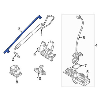 Kia OE - Left Liftgate Lift Support Cap