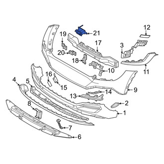 Kia OE - Left Bumper Impact Bar Bracket
