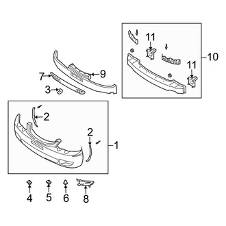 Kia OE - Front Bumper - Bumper & Components (GS / GSX)