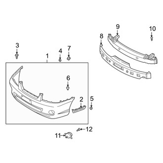 Kia OE - Front Bumper - Bumper & Components (Base / LS)