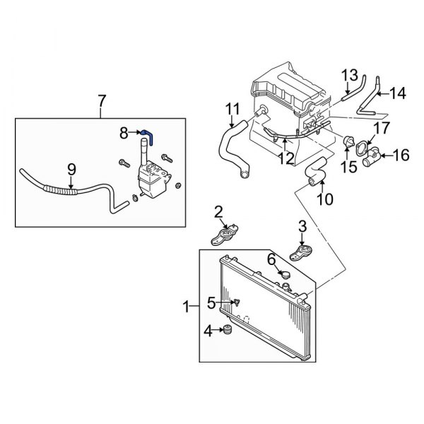 Engine Coolant Reservoir Cap