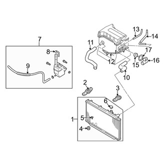 Kia OE - Cooling - Radiator & Components (1.8L)