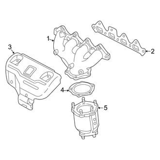 Kia OE - Exhaust System - Manifold (Hatchback)
