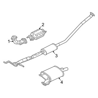 Kia OE - Exhaust System - Exhaust Components