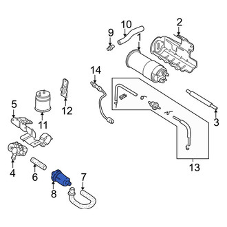 Kia OE - Evaporative Emissions System Lines