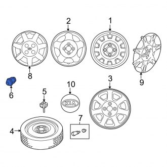 Kia OEM Lug Nuts & Locks — CARiD.com