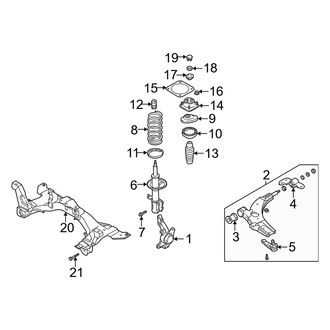 Kia OE - Front Suspension - Suspension Components