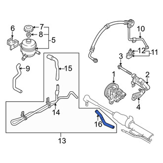 Kia OE - Power Steering Return Hose
