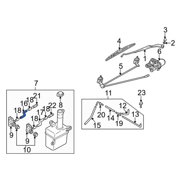 Windshield Washer Hose