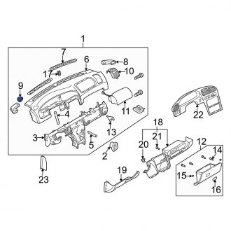 Dash Cover Coverlay 18-597-SGR