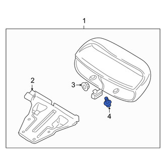 Kia OE - Center High Mount Stop Light Clip