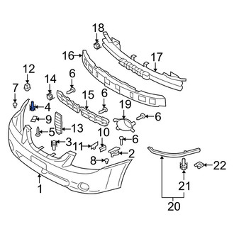 Kia OE - Body A-Pillar Trim Panel Screw