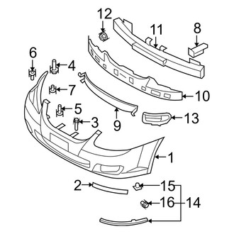 Kia OE - Front Bumper - Bumper & Components