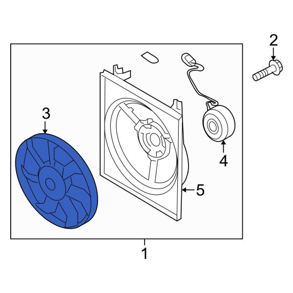 A/C Condenser Fan Blade