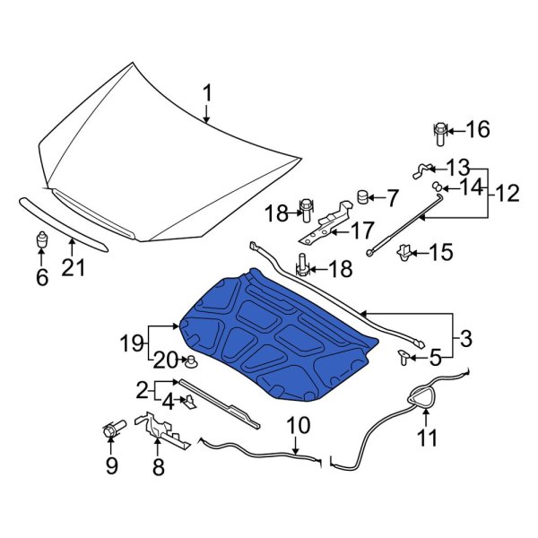 Hood Insulation Pad