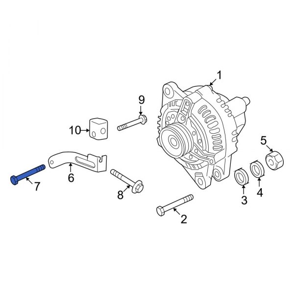 Alternator Adjusting Bracket Bolt