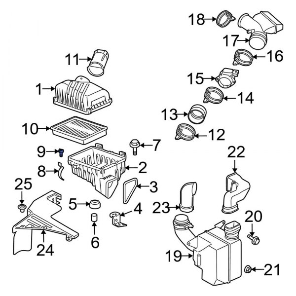 Air Filter Housing Bolt