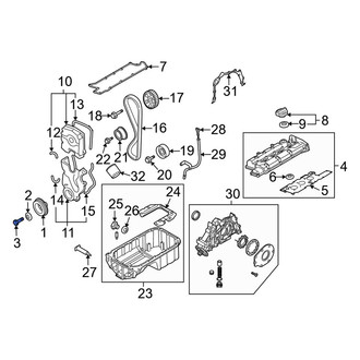 Kia OE - Engine Harmonic Balancer Bolt