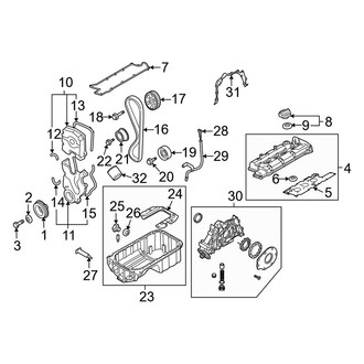 Kia OE - Engine / Transaxle - Engine Parts (2.0L)