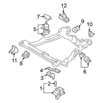 Kia OE - Engine / Transaxle - Engine & Transmission Mounting (Standard Tr)