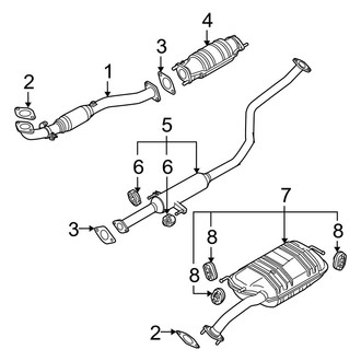 Kia OE - Exhaust System - Exhaust Components