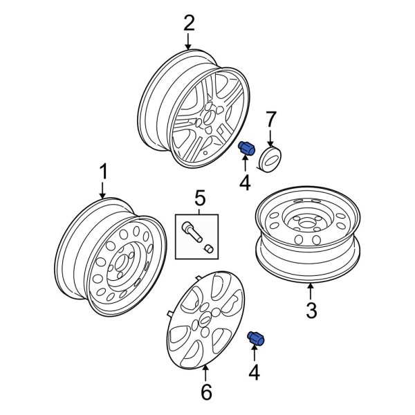 Kia OE 5295017000 Wheel Lug Nut