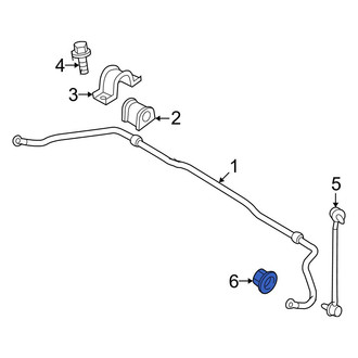 Kia OE - Front Suspension Stabilizer Bar Link Nut