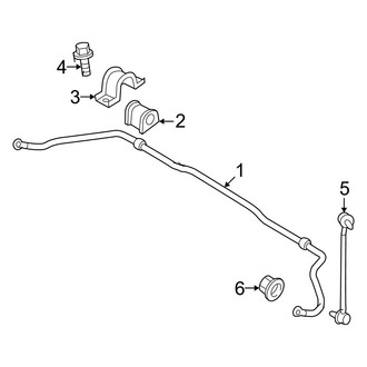 Kia OE - Front Suspension - Stabilizer Bar & Components (EX / LX / SX)