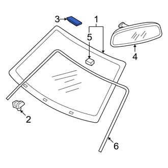 Kia OE - Lower Windshield Spacer