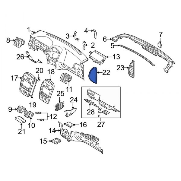 Instrument Panel Side Cover