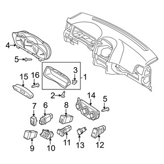 Kia OE - Instrument Panel - Cluster & Switches (2.0L)