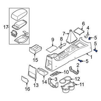 Kia OE - Console Screw