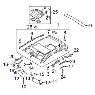 Kia OE - Sun Visor Cover