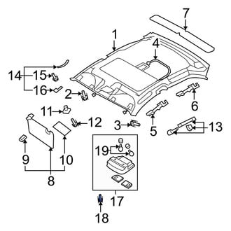 Kia OE - Reading Light Screw