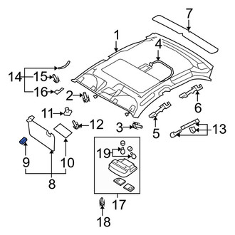 Kia OE - Sun Visor Cover
