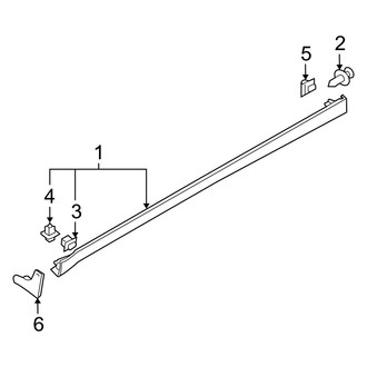 Kia OE - Pillars, Rocker & Floor - Exterior Trim (EX / LX)