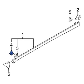 Kia OE - Rocker Panel Molding Grommet