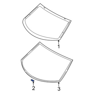 Kia OE - Back Glass Spacer
