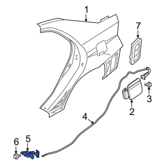 Kia OE - Rear Fuel Door Release Handle