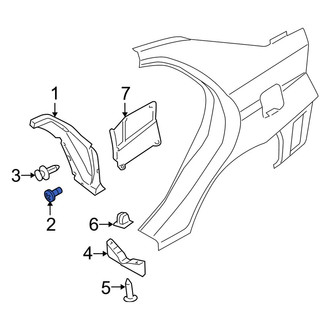 Kia OE - Rocker Panel Molding Screw