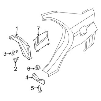 Kia OE - Quarter Panel - Exterior Trim (EX / LX)