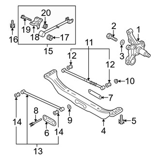 Kia OE - Rear Suspension - Suspension Components (2.0L)