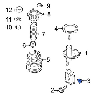 Kia OE - Rear Suspension Strut Nut
