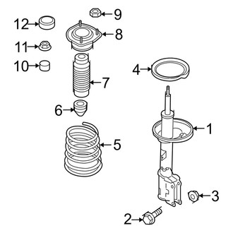 Kia OE - Rear Suspension - Struts & Components