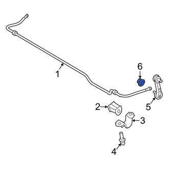 Kia OE - Rear Suspension Stabilizer Bar Link Nut