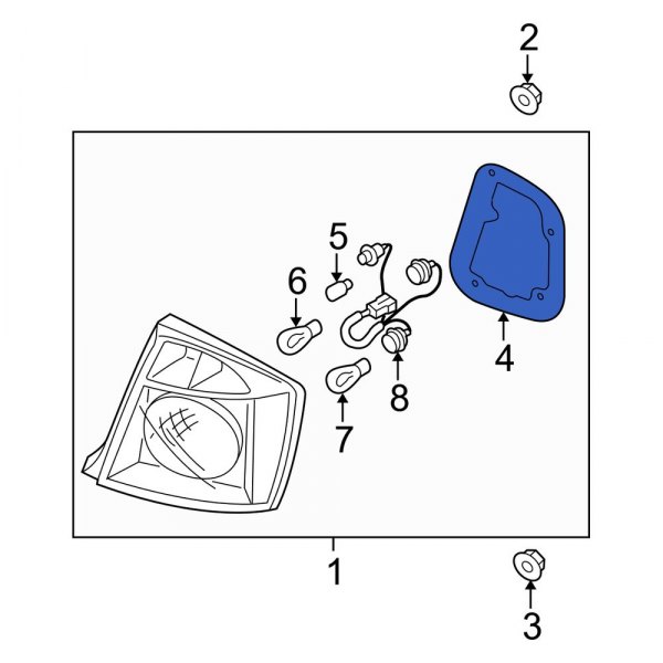 Tail Light Housing Seal