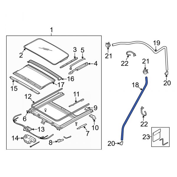 Sunroof Drain Hose