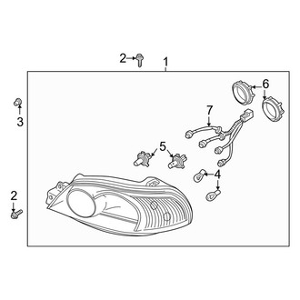 Kia OE - Front Lamps - Headlamp Components