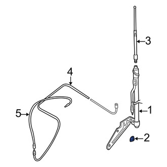 Kia OE - Radio Antenna Base Nut